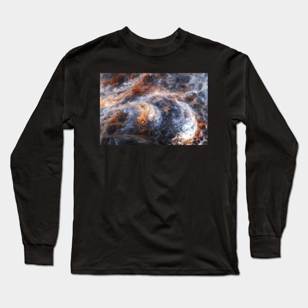 Storm on Jupiter Long Sleeve T-Shirt by krinichnaya